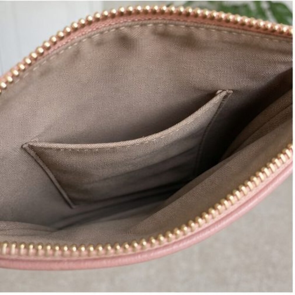Burgundy Vegan Leather Bag - Picture 6 of 6